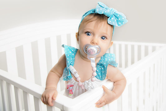 How to attach Soothie and MAM pacifiers to Vesta Baby pacifier clips?