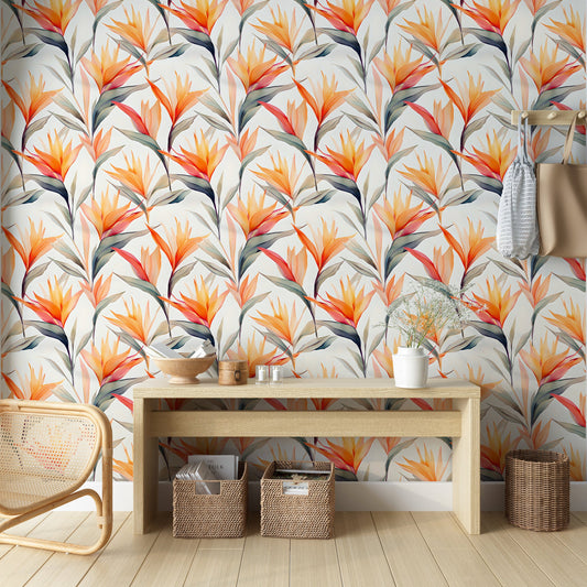 Vibrant Peel and Stick Floral Wall Decor