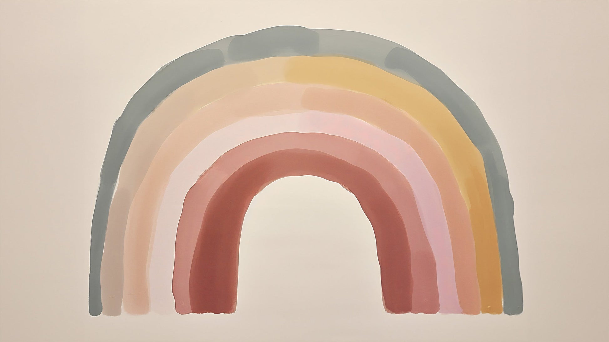 Removable Pink Rainbow Wall Decor