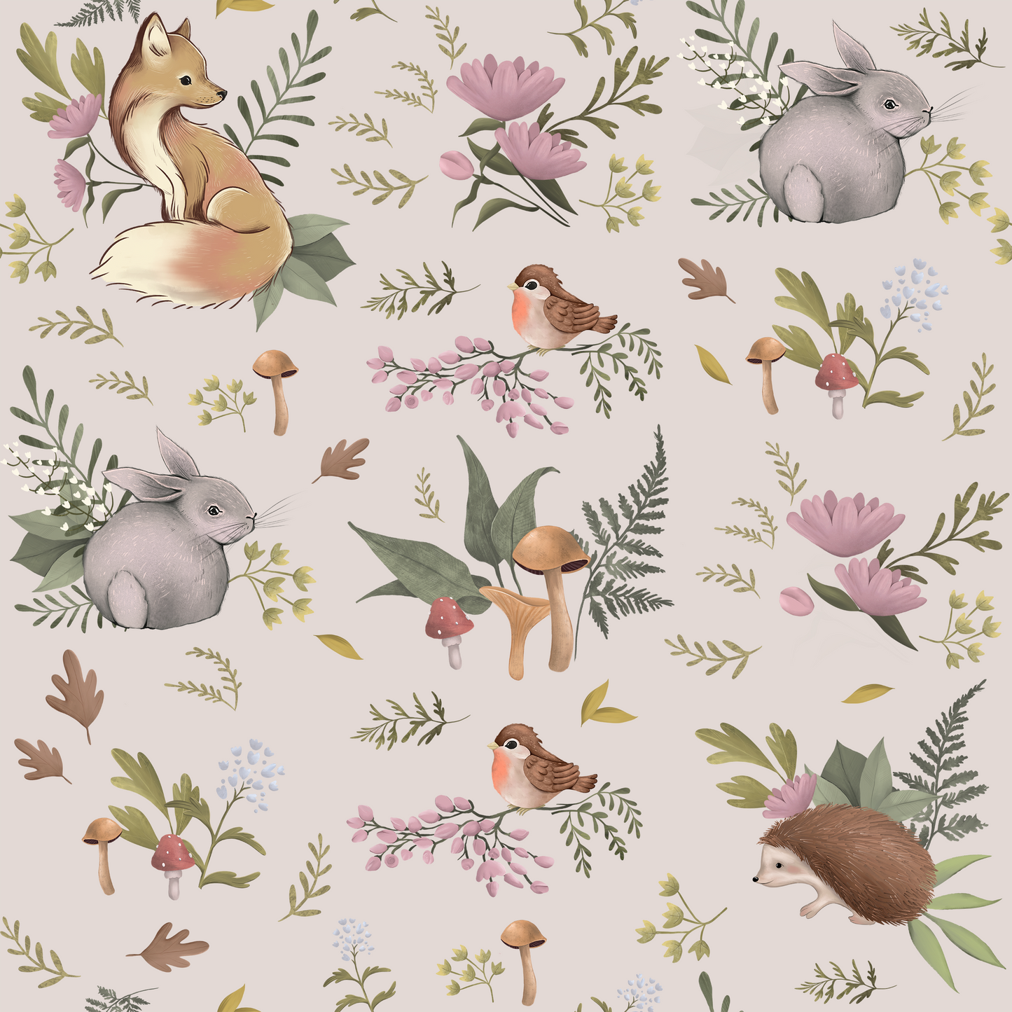 Forest Friends Wallpaper