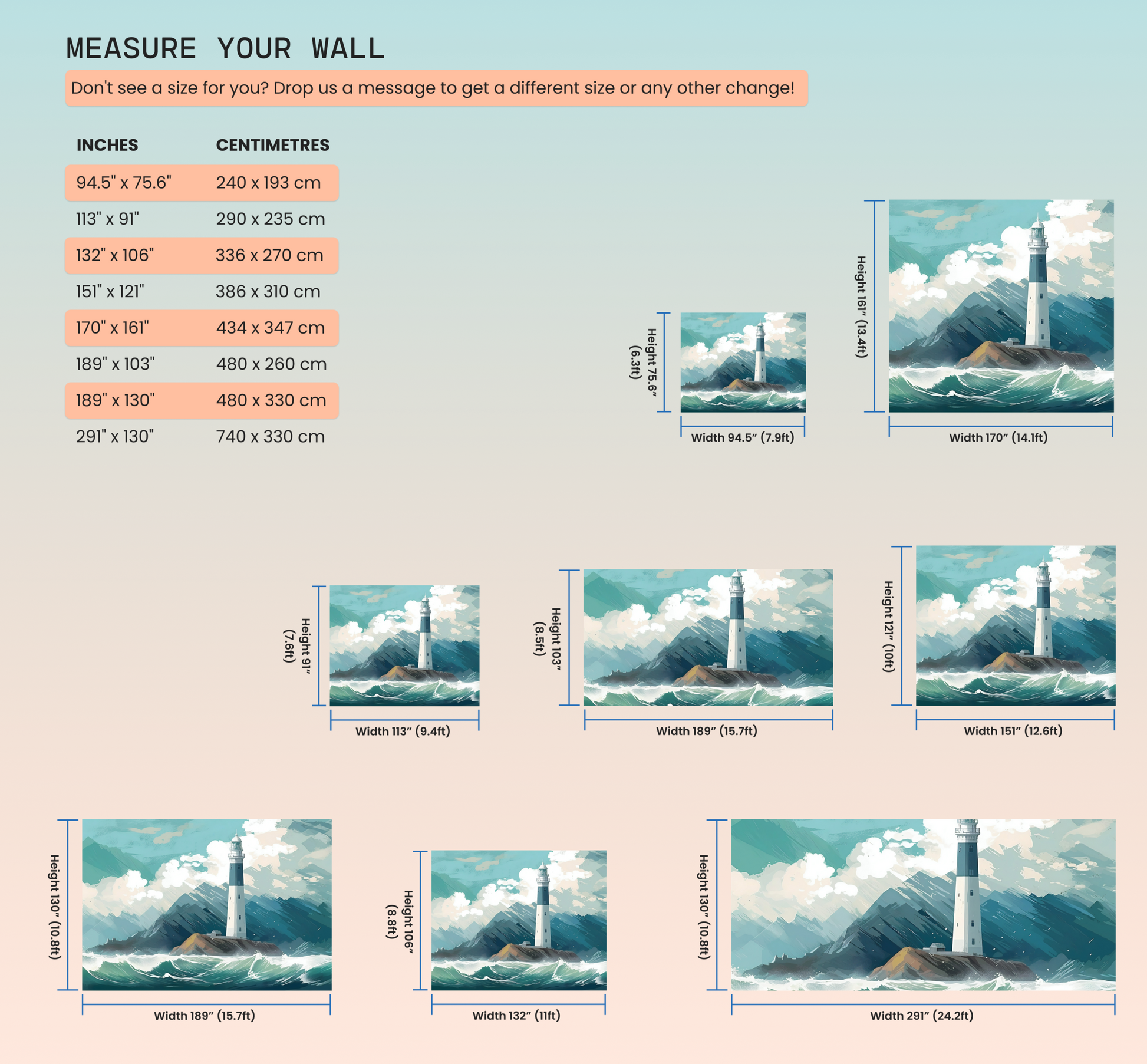 J M W Turner Inspired Dining Room Wallpaper with Ocean Lighthouse Motif