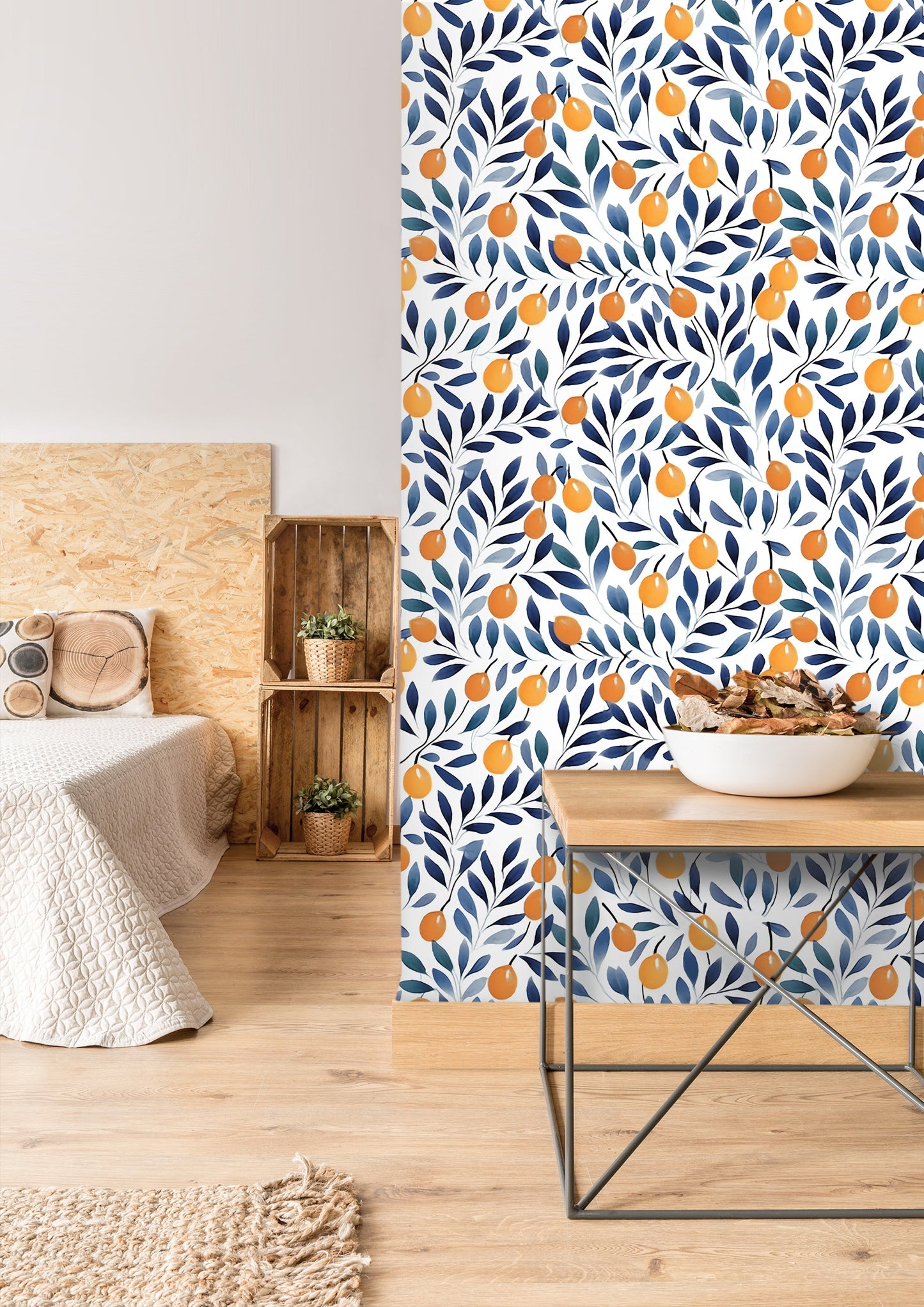 Moody Botanical Peel and Stick Mural