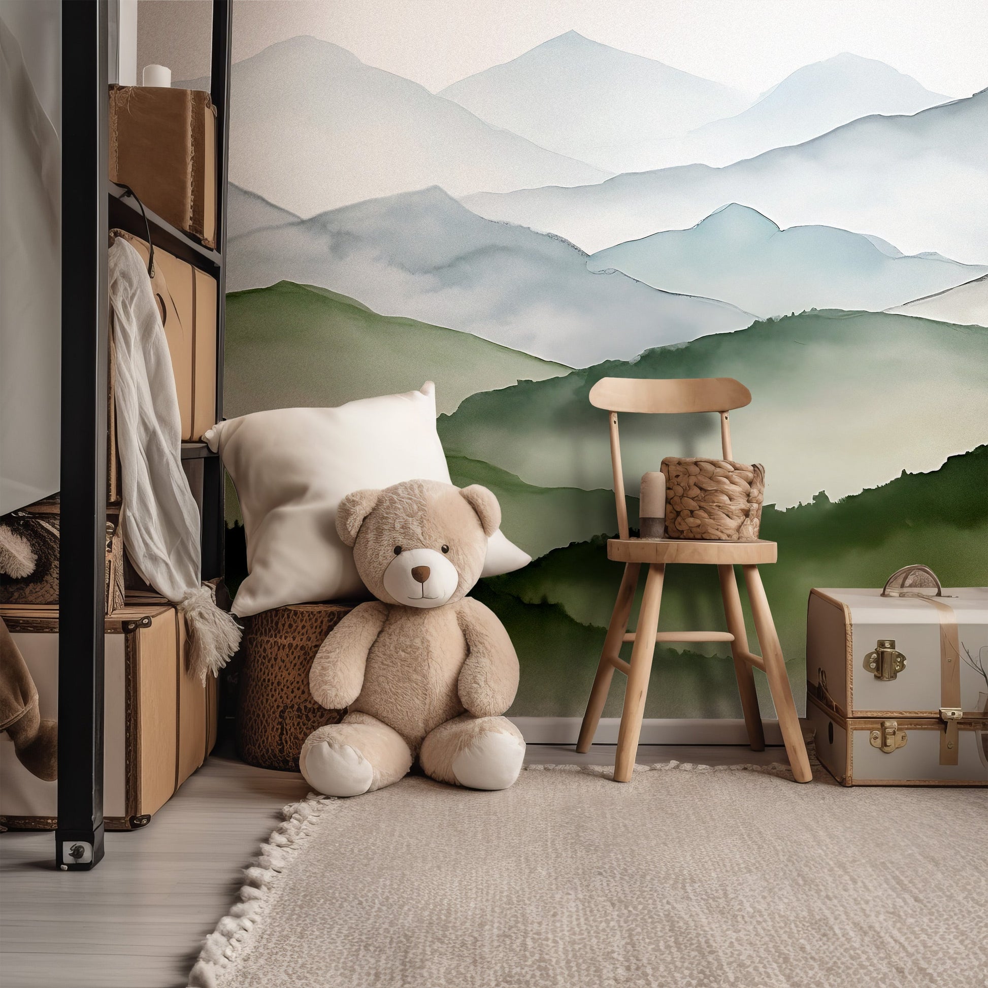 Self Adhesive Mountains Wallpaper