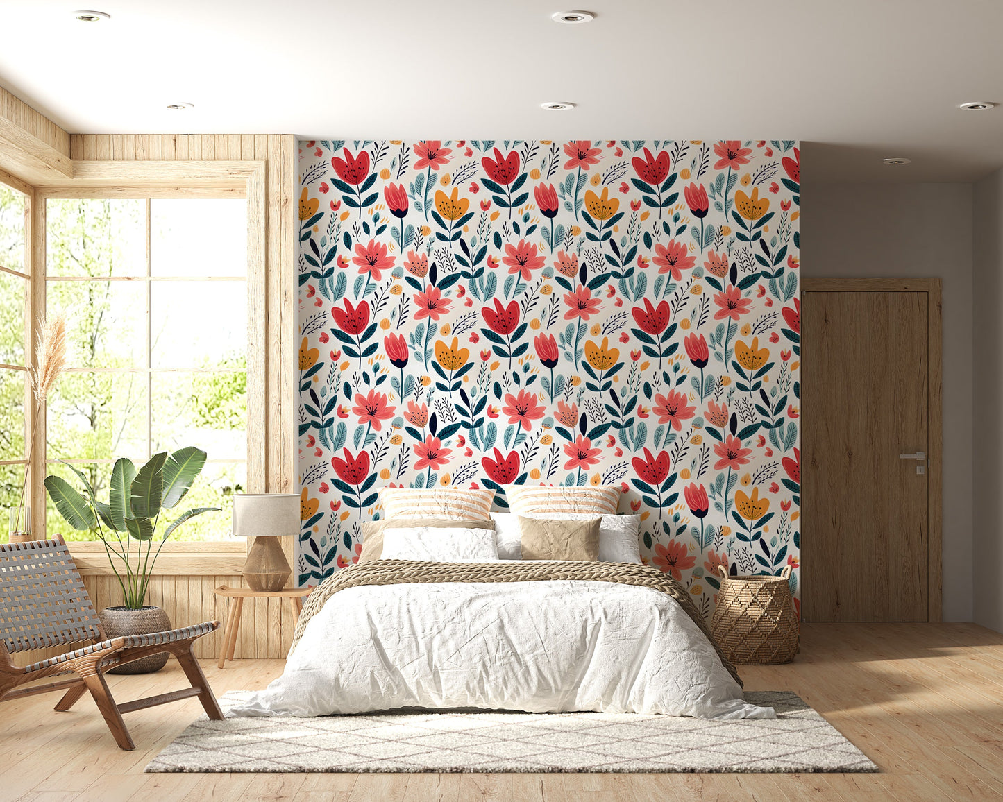 Artistic Removable Floral Wall Decor