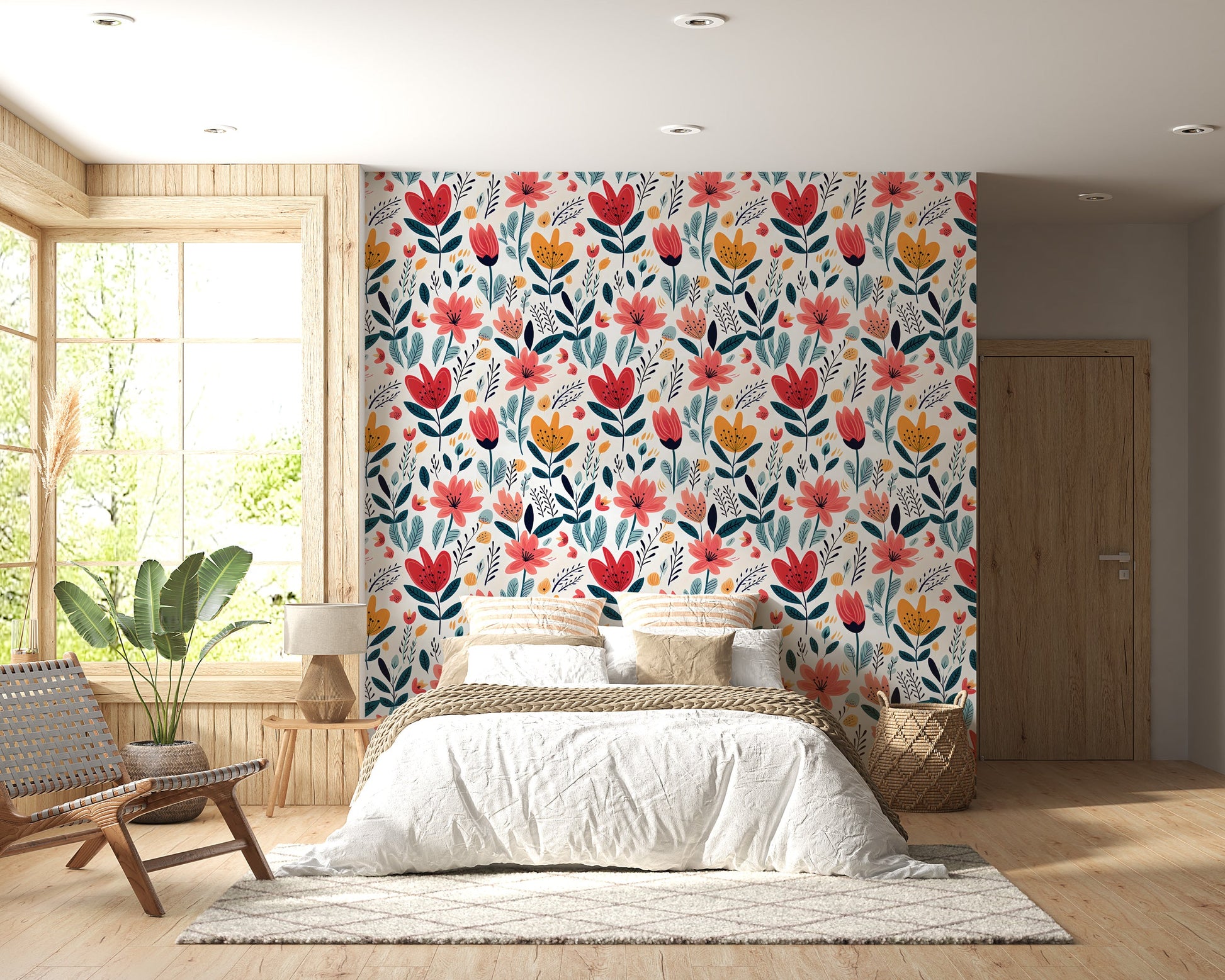 Artistic Removable Floral Wall Decor
