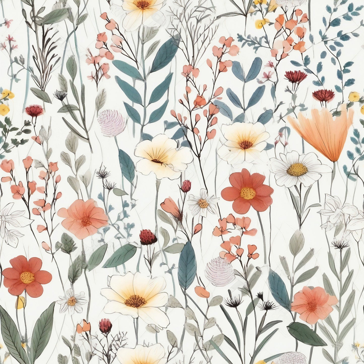 Wild Flowers Wallpaper