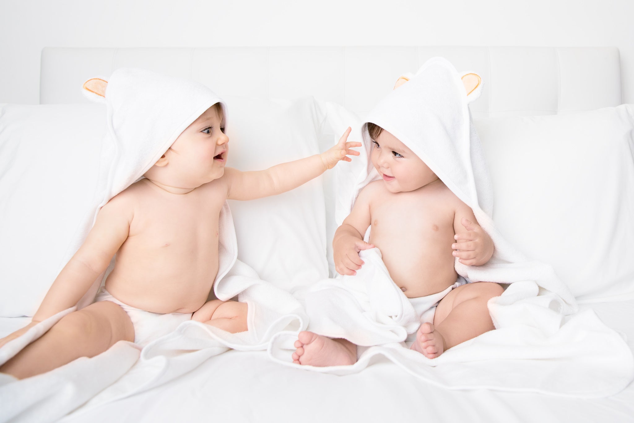 vesta baby bamboo hooded towel