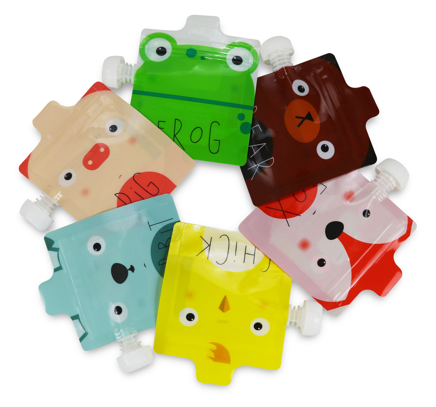Bolsas de comida reutilizables Squeeze Meals® - Country