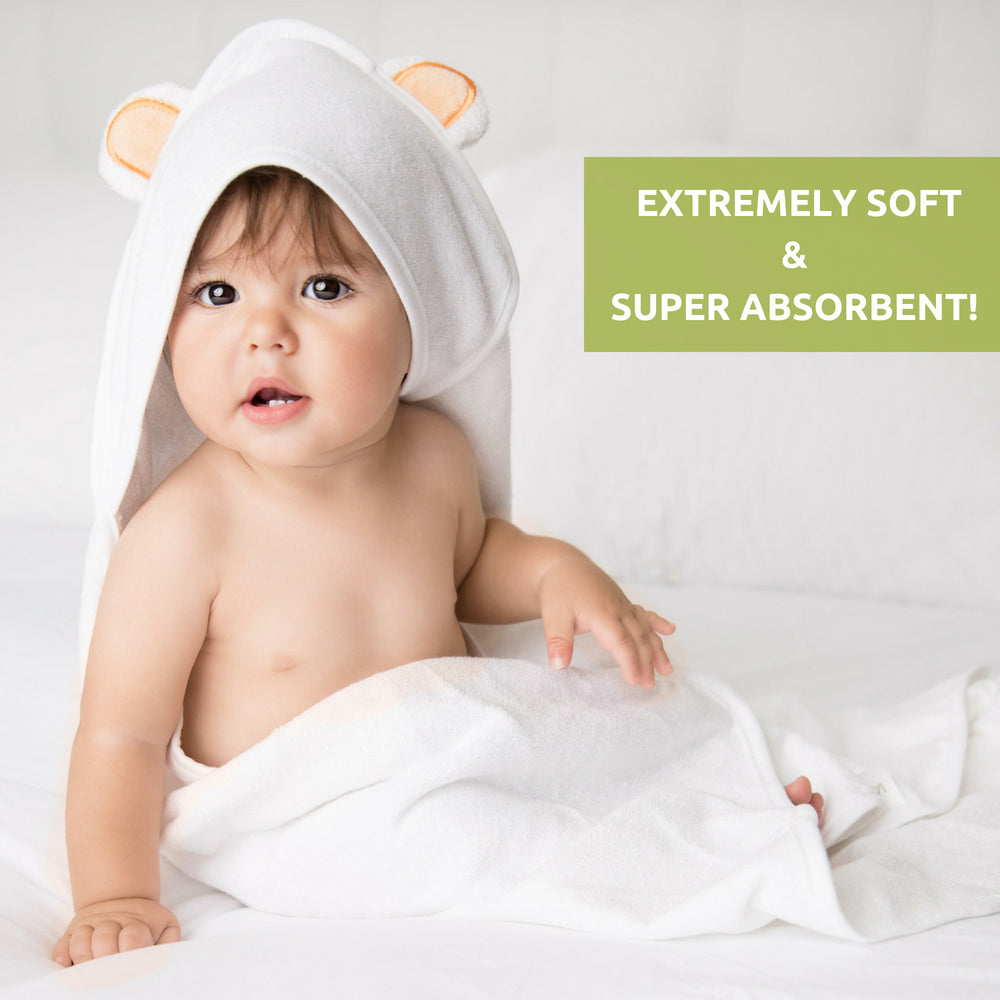 Bamboo Baby Hooded Towel And Washcloth Set