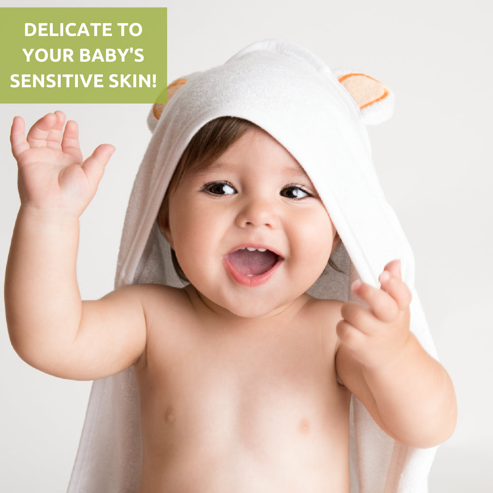 Bamboo Baby Hooded Towel And Washcloth Set