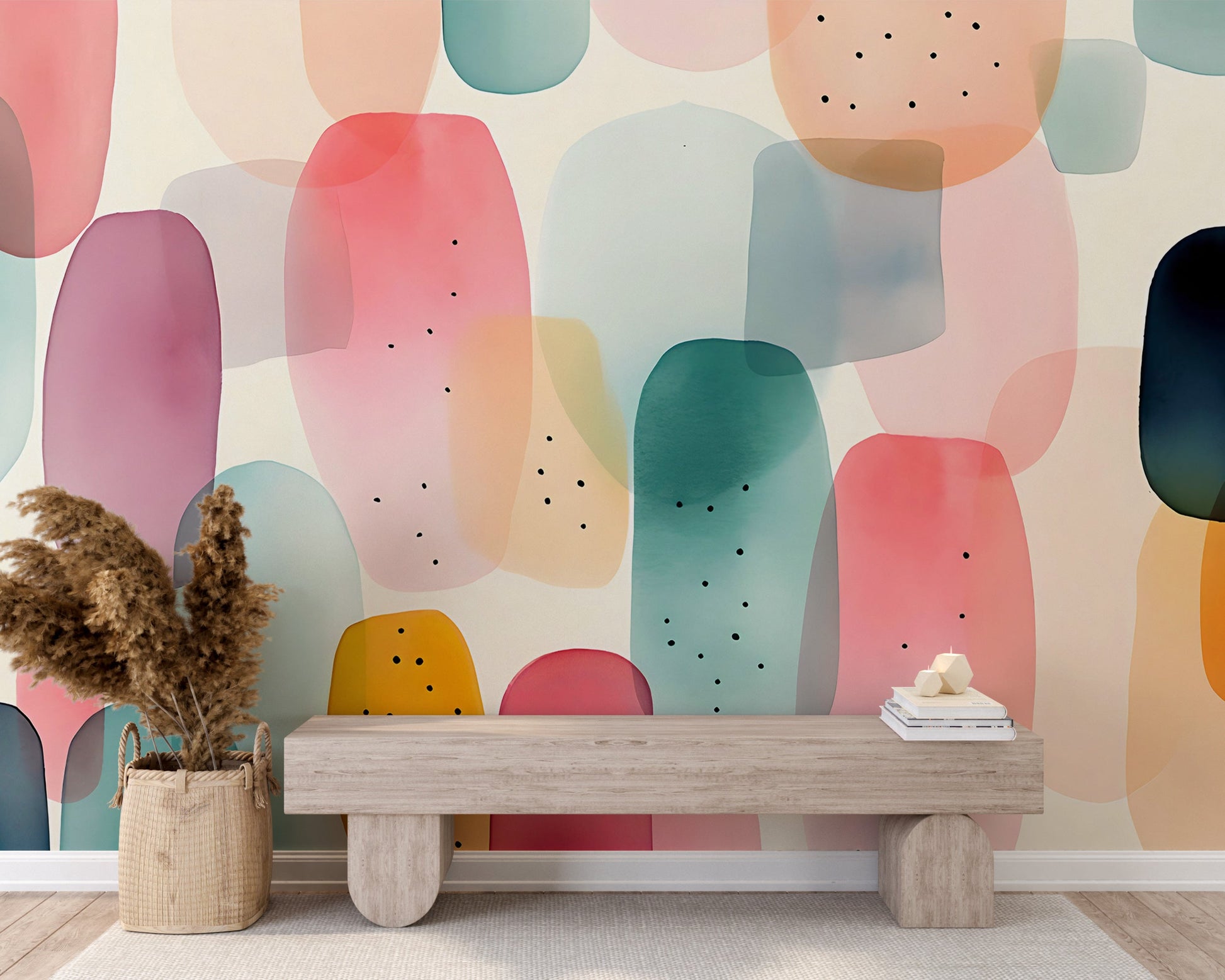 Elegant Peel and Stick Abstract Wallpaper