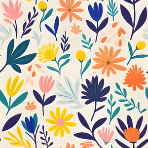 Handcrafted Matisse Style Floral Wall Art