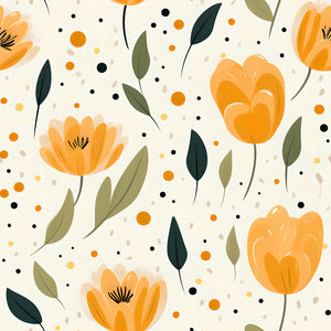 Renter Friendly Tulip Wallpaper