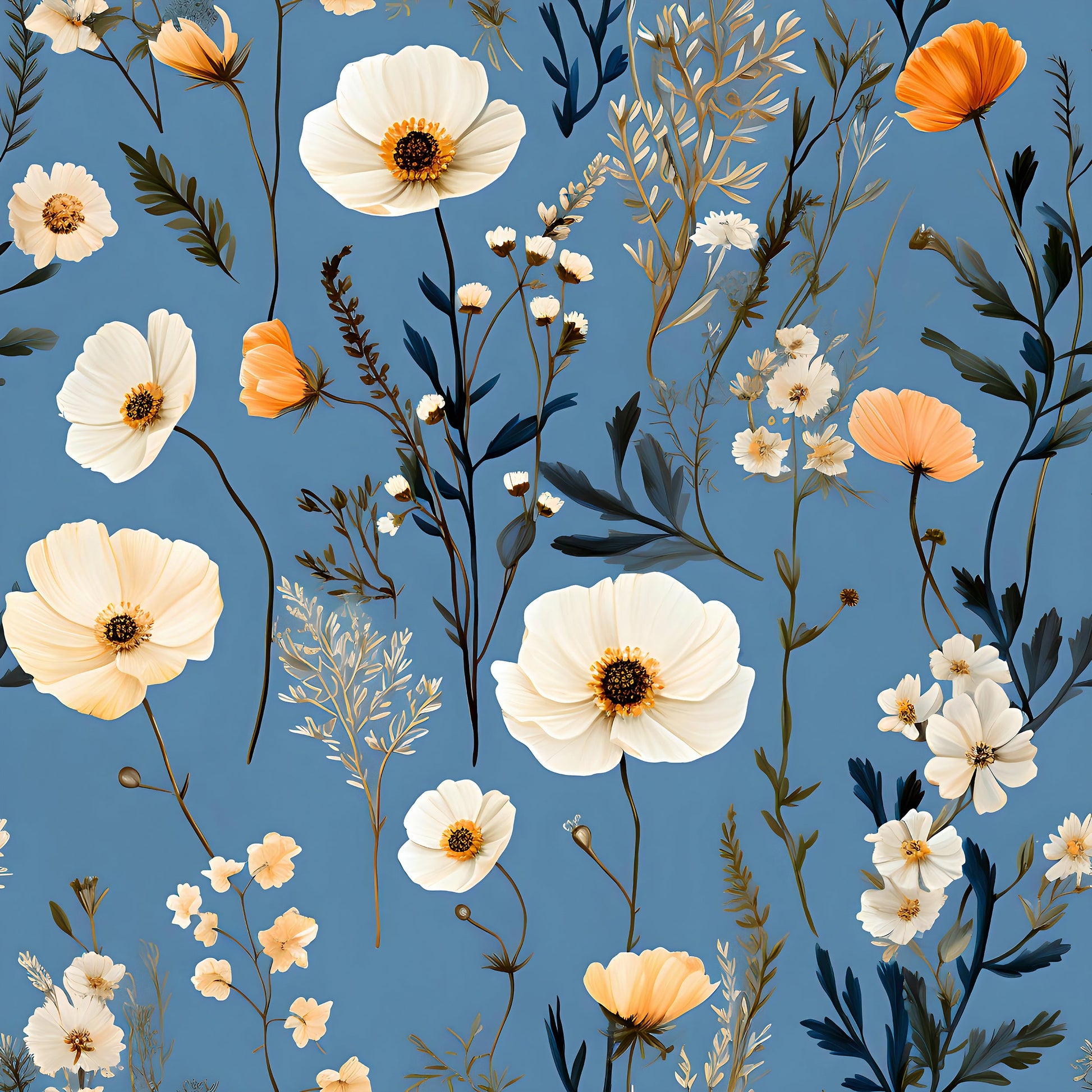 Handcrafted Wild Flowers Botanical Wall Decor