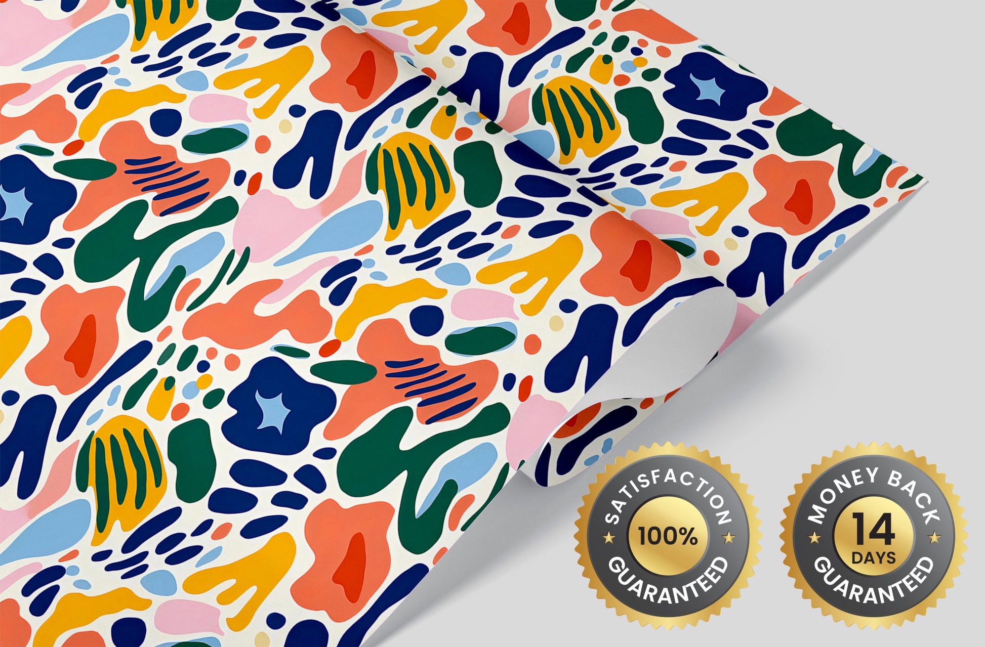 Contemporary Abstract Wallpaper Roll