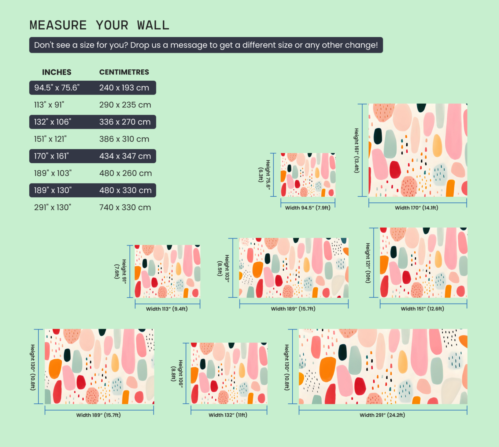 Dynamic Brushstrokes Print Wallpaper Mural