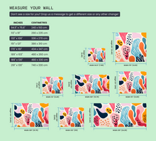 Load image into Gallery viewer, Dynamic Abstract Shape Wallpaper Mural
