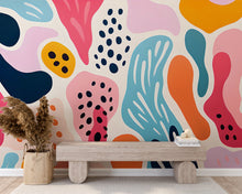 Carica l&#39;immagine nel visualizzatore di Gallery, Moody Multicolored Peel and Stick Mural
