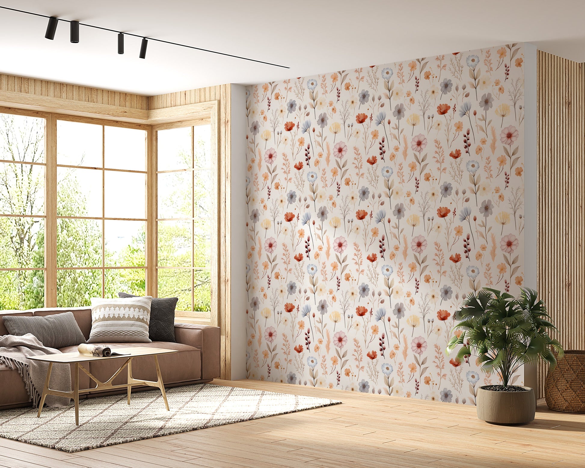 Vibrant Floral Pattern Wall Art