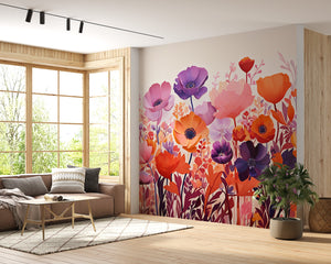 Blossoming Meadow Peel and Stick Mural