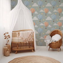 Carica l&#39;immagine nel visualizzatore di Gallery, Colorful Hot Air Balloon Wall Decor for Kids&quot;
