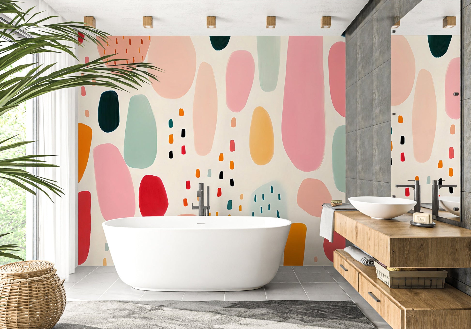 Unique Vibrant Abstract Wall Poster