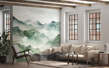 Laden Sie das Bild in den Galerie-Viewer, Peel and Stick Green Hills Wallpaper
