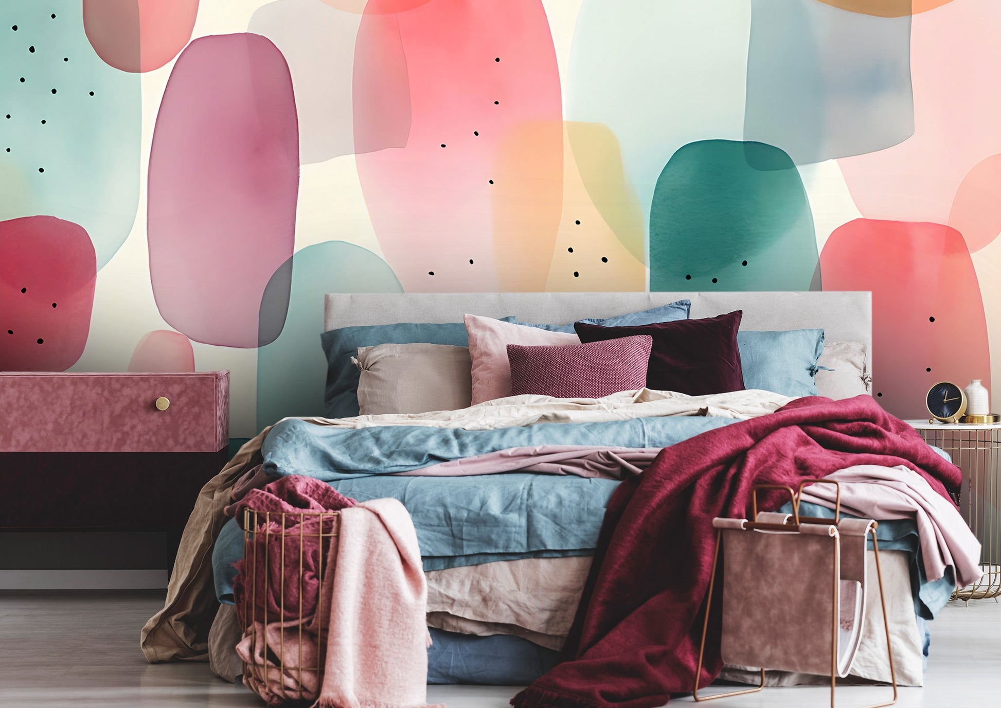 Unique Vibrant Abstract Wall Poster