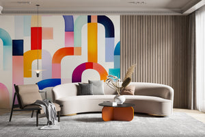 Dynamic Peel and Stick Abstract Wall Decor