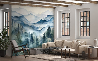 Self-Adhesive Woodland Wall Art for Creating a Harmonious Living Space