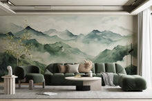 Carica l&#39;immagine nel visualizzatore di Gallery, Serene Mountain Landscape Wallpaper
