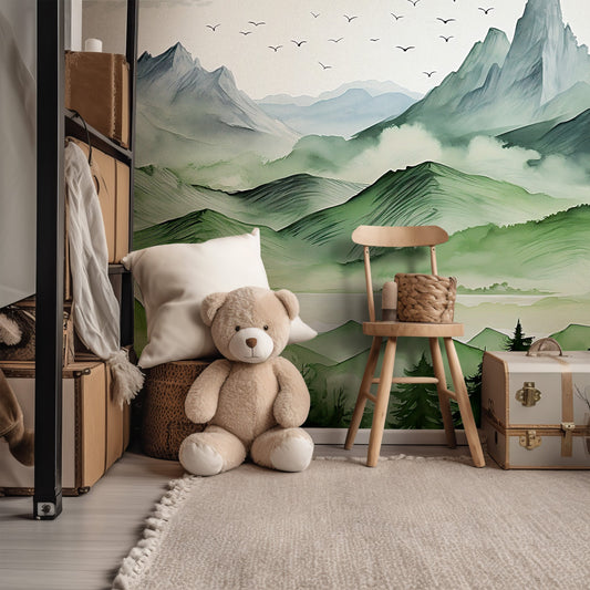 Green Mountain Nursery Wallpaper