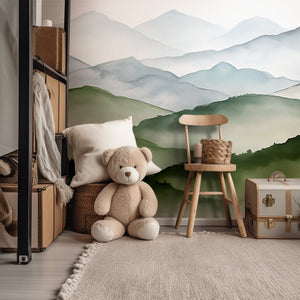 Self Adhesive Mountains Wallpaper