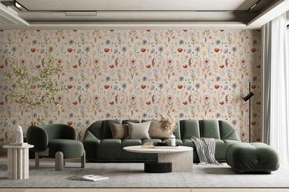 Customizable Wildflower Wallpaper