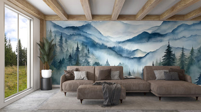 PVC-Free Woodland Wallpaper for Sustainable and Chic Home Interiors