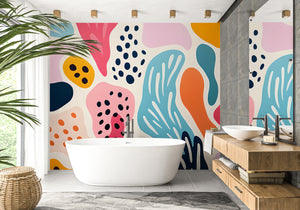 Abstract Shape Mural