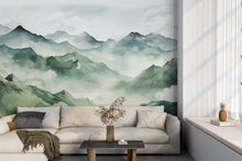 Cargar imagen en el visor de la galería, Mountain Wall Decal for Kids Room
