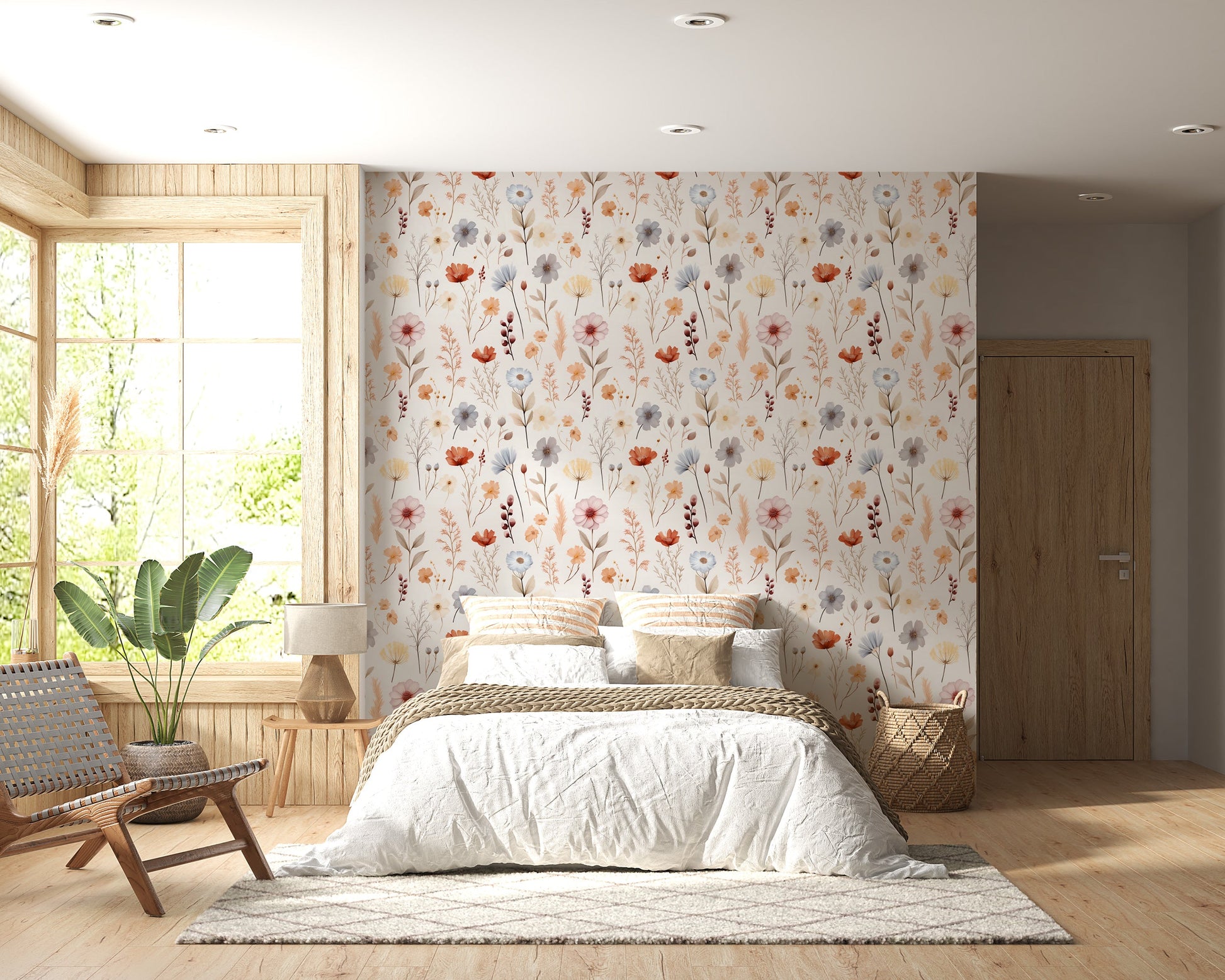 Lively Wildflower Garden Wall Art