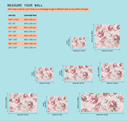 Pinky Peony Mural
