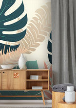 Load image into Gallery viewer, Tropical Monstera Leaf Mural
