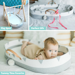 Cotton Rope Baby Changing Basket Set